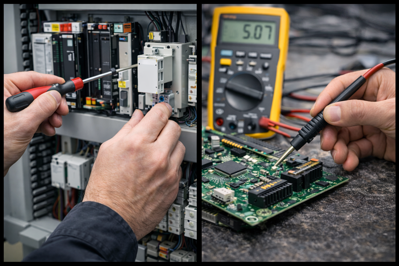diagnostyka automatyki przemysłowej elektroniki sterowania