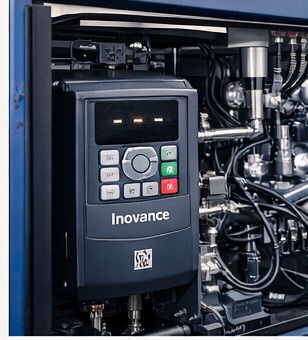 falownik inovance w kompresorze śrubowym