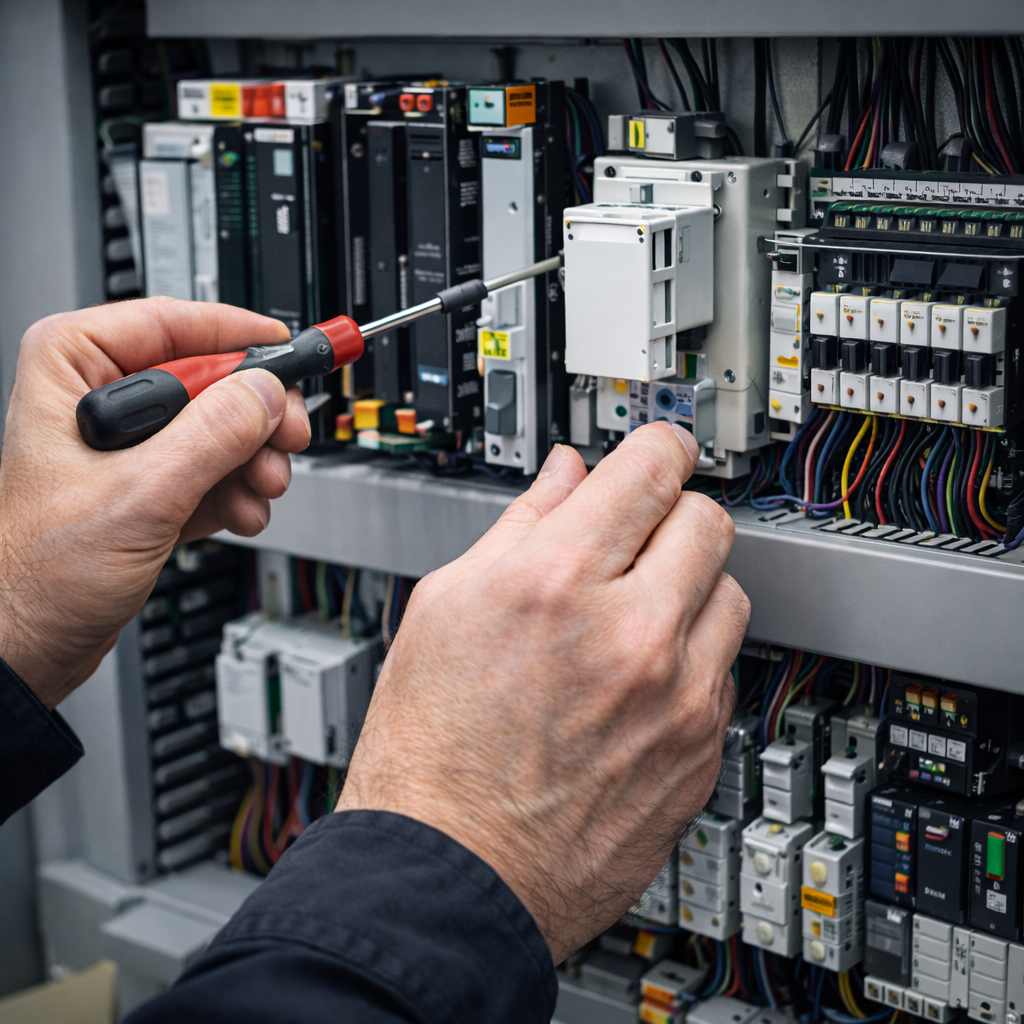 naprawa sterownika PLC automatyki przemysłowej